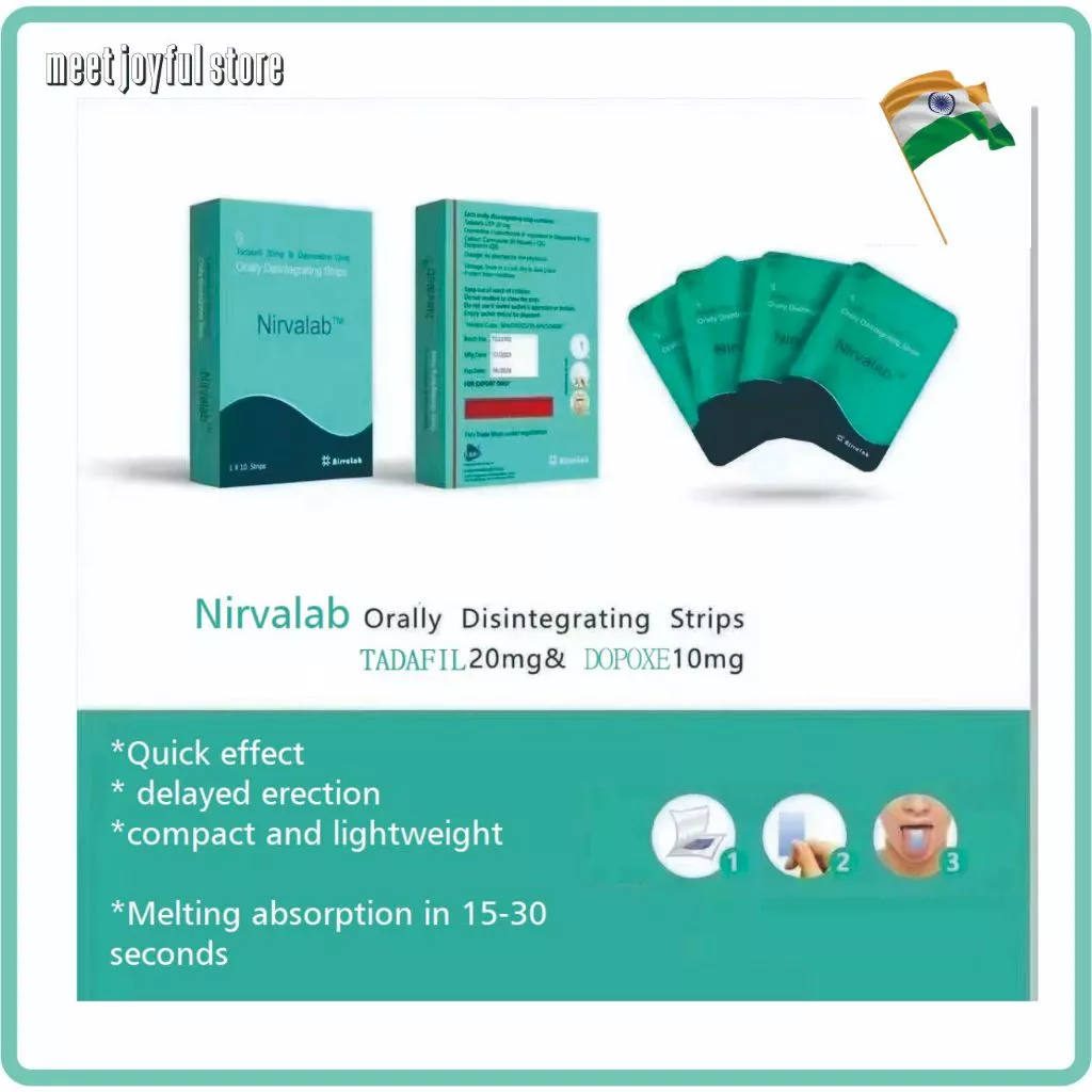 Nirvalab雙效口溶膜片30mg：5分鐘見效！一次解決勃起與早洩問題